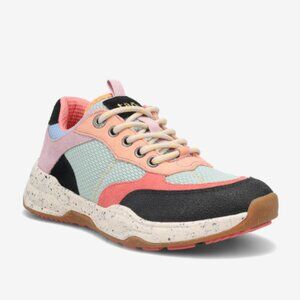 Taos Footwear Pink and Black Sneakers with Chunky Sole